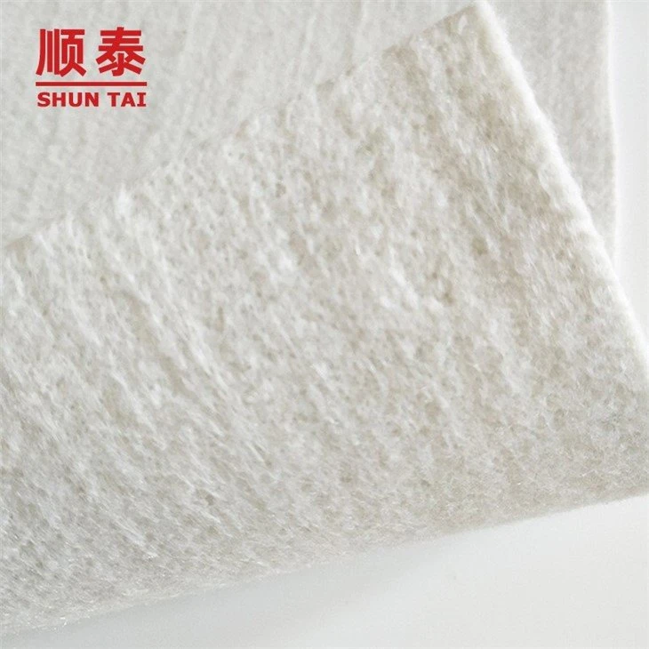 Non-woven filament geotextile